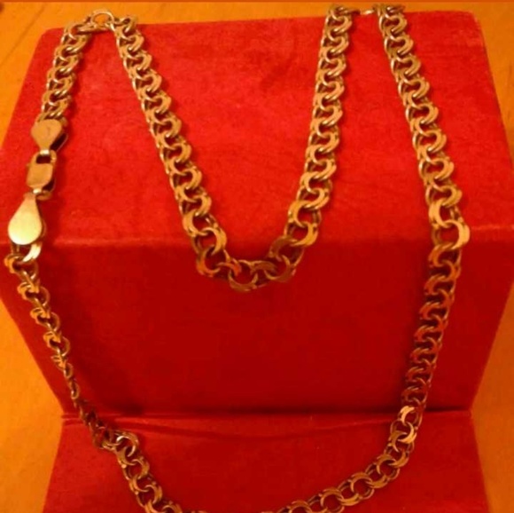 Solid 925 Silver 6mm/19.5 " 0.5 oz Chain Necklace - Picture 3 of 3